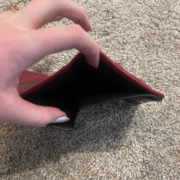 Safe Keeper Womens Genuine Leather Folding Wallet Money Organizer Red NEW - Picture 3 of 5